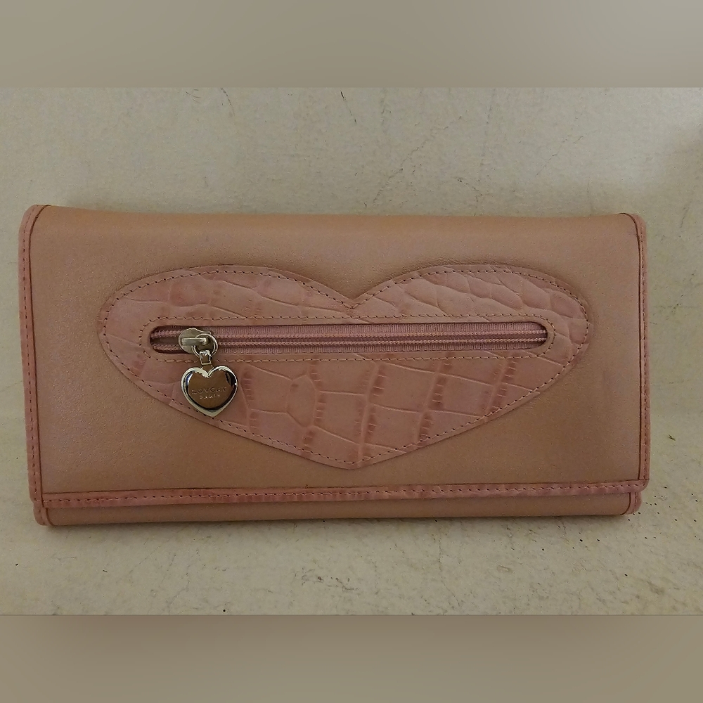 Lovecats Paris pink wallet